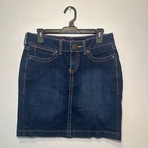 Classic Blue Denim Skirt